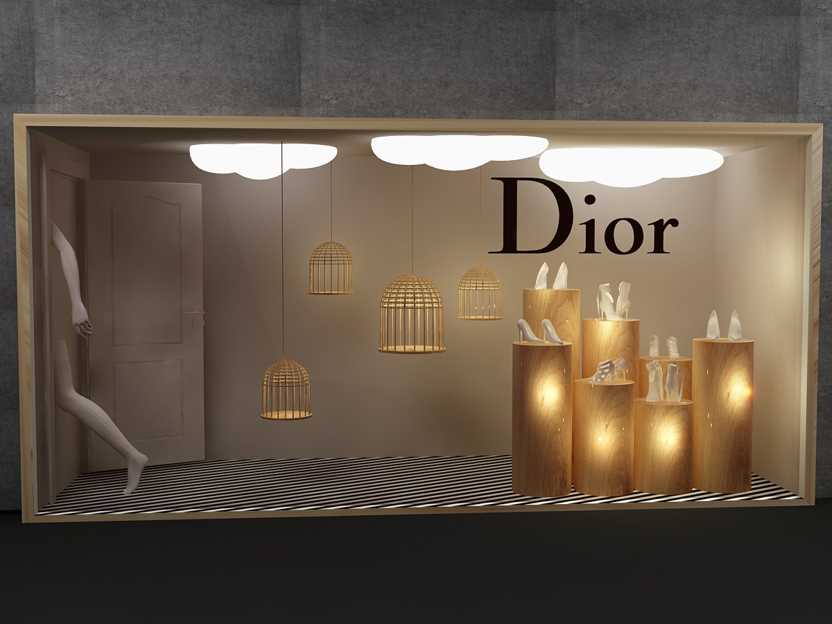 Dior化妆品店设计|空间|商业空间设计|Z63348636 - 原创作品 - 站酷 (ZCOOL)