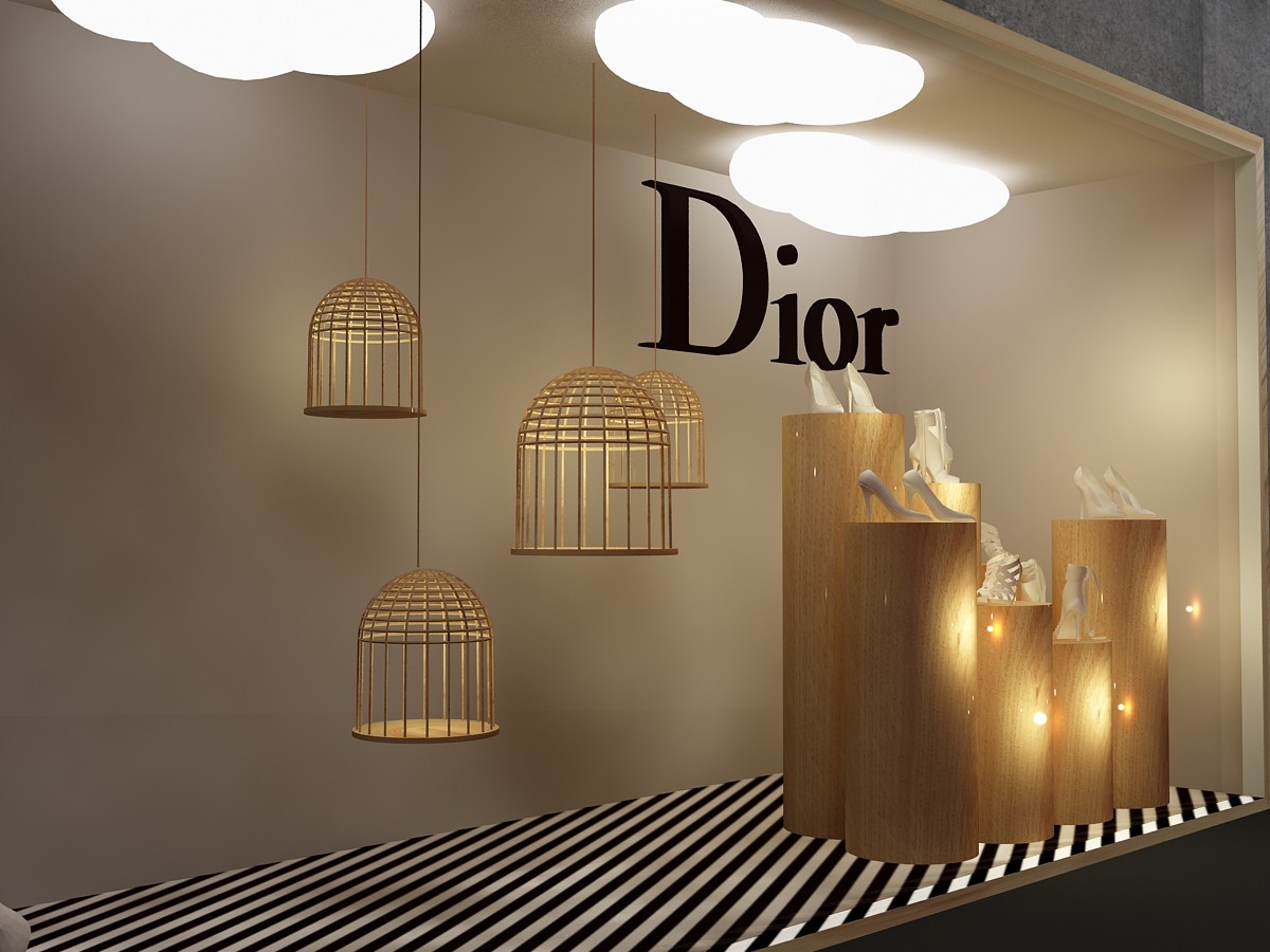 2019年Dior服装橱窗空间设计欣赏 - 主振品牌咨询设计公司